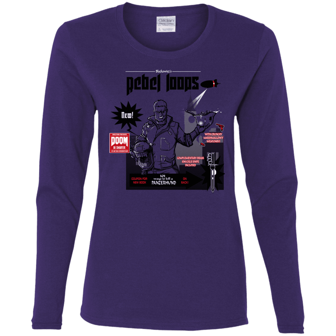 T-Shirts Purple / S Rebel Loops Women's Long Sleeve T-Shirt