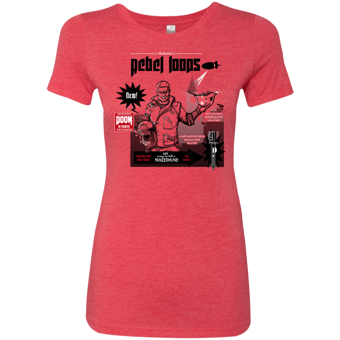 T-Shirts Vintage Red / S Rebel Loops Women's Triblend T-Shirt