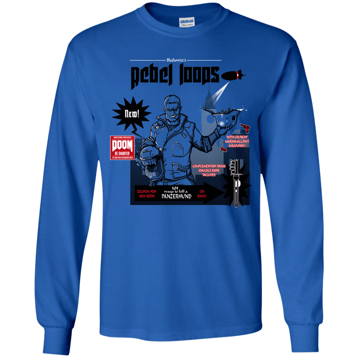 T-Shirts Royal / YS Rebel Loops Youth Long Sleeve T-Shirt