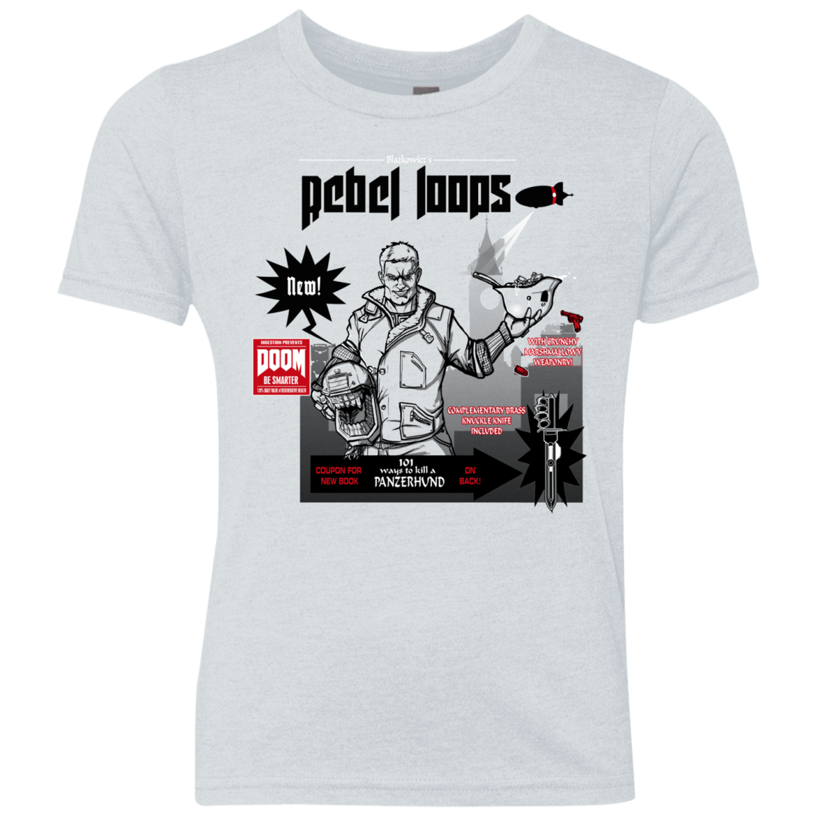 Rebel Loops Youth Triblend T-Shirt