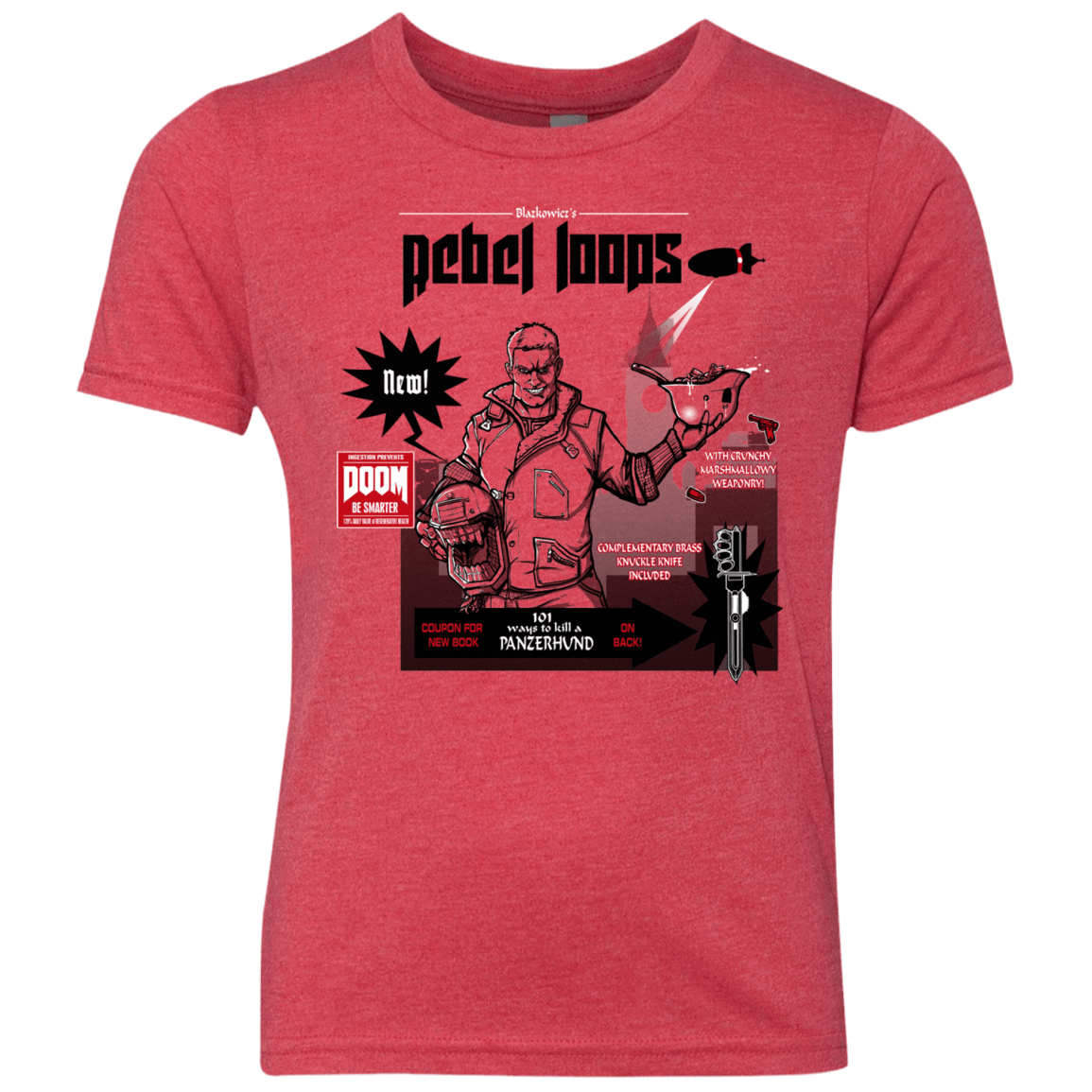 Rebel Loops Youth Triblend T-Shirt