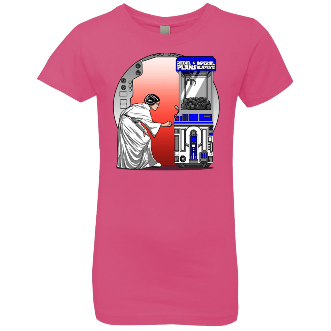 T-Shirts Hot Pink / YXS Rebel Plans Girls Premium T-Shirt