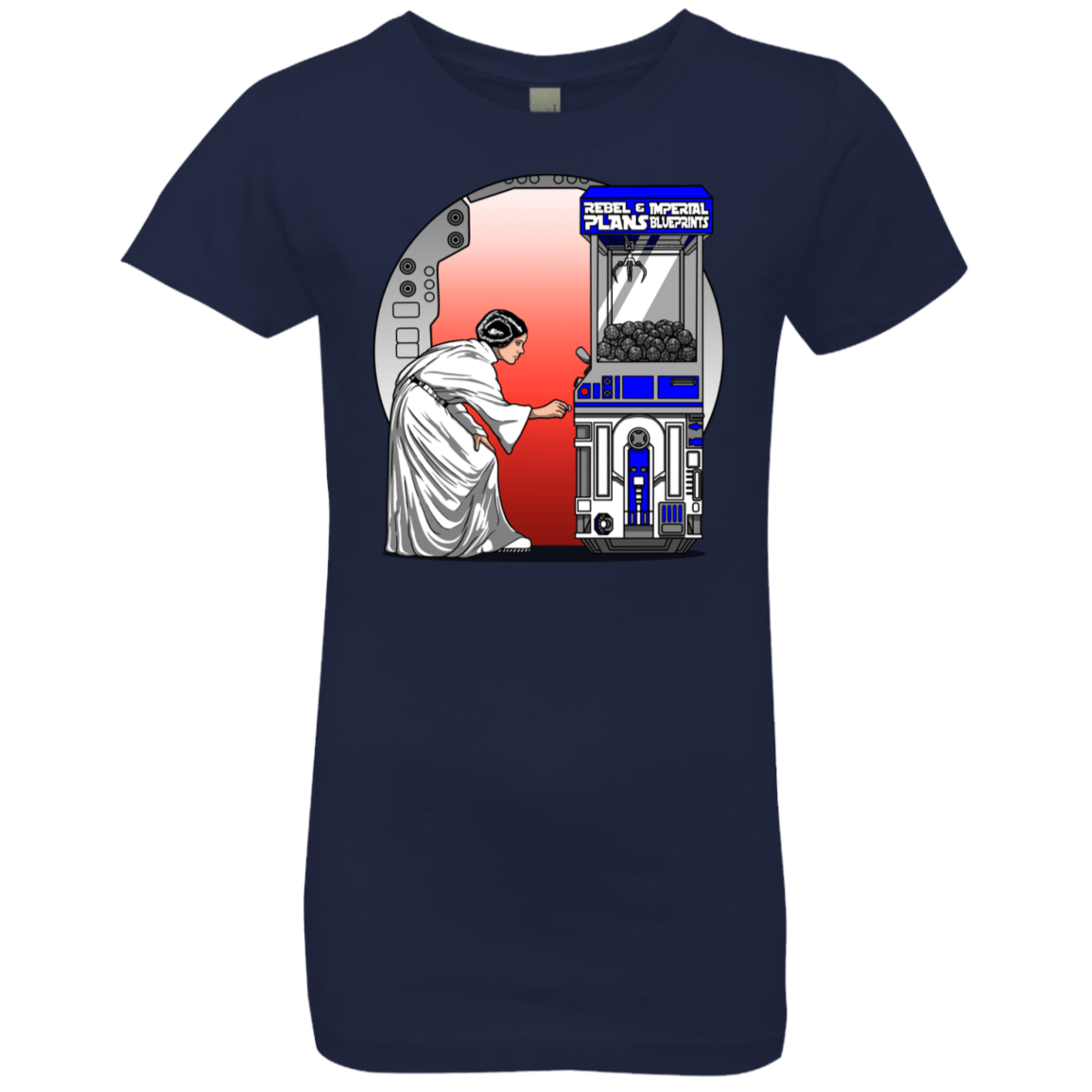 T-Shirts Midnight Navy / YXS Rebel Plans Girls Premium T-Shirt
