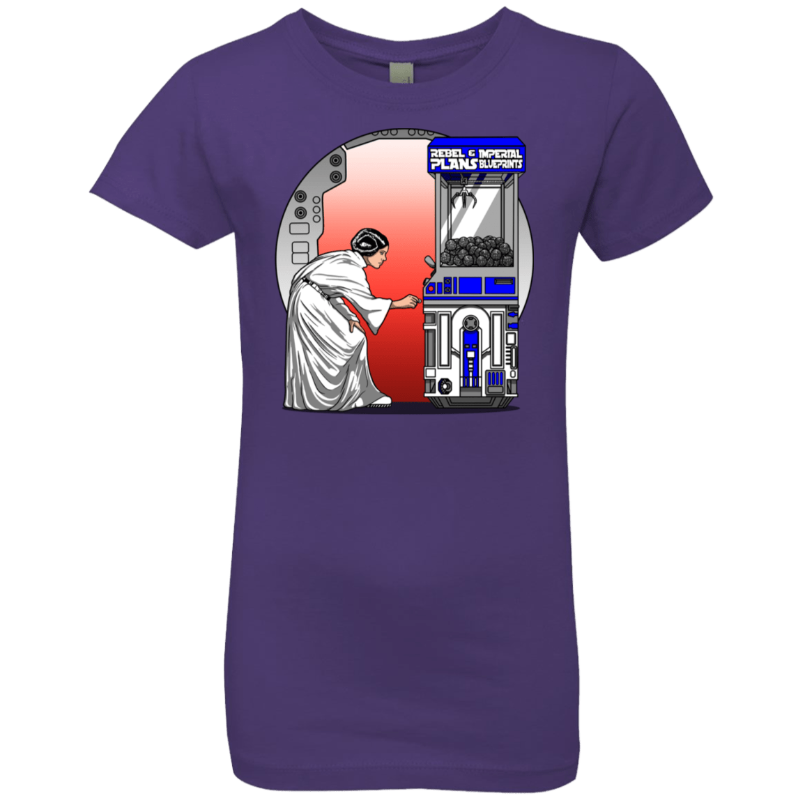 T-Shirts Purple Rush / YXS Rebel Plans Girls Premium T-Shirt