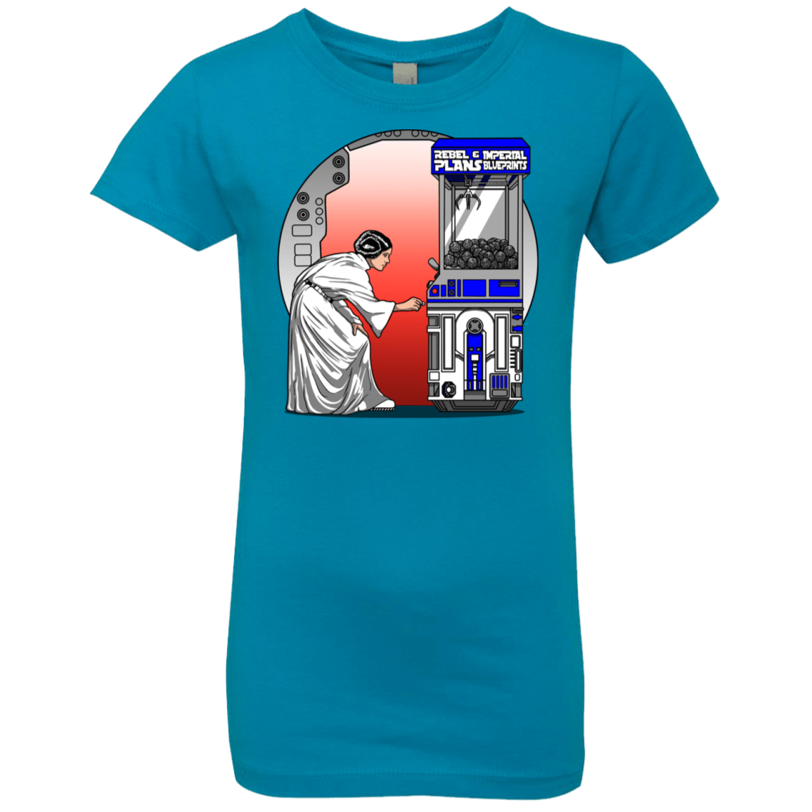 T-Shirts Turquoise / YXS Rebel Plans Girls Premium T-Shirt