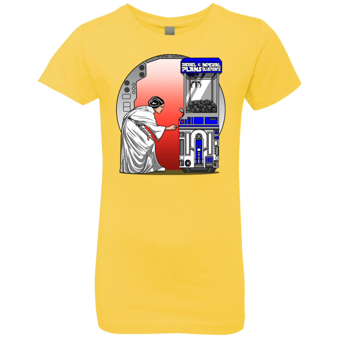 T-Shirts Vibrant Yellow / YXS Rebel Plans Girls Premium T-Shirt