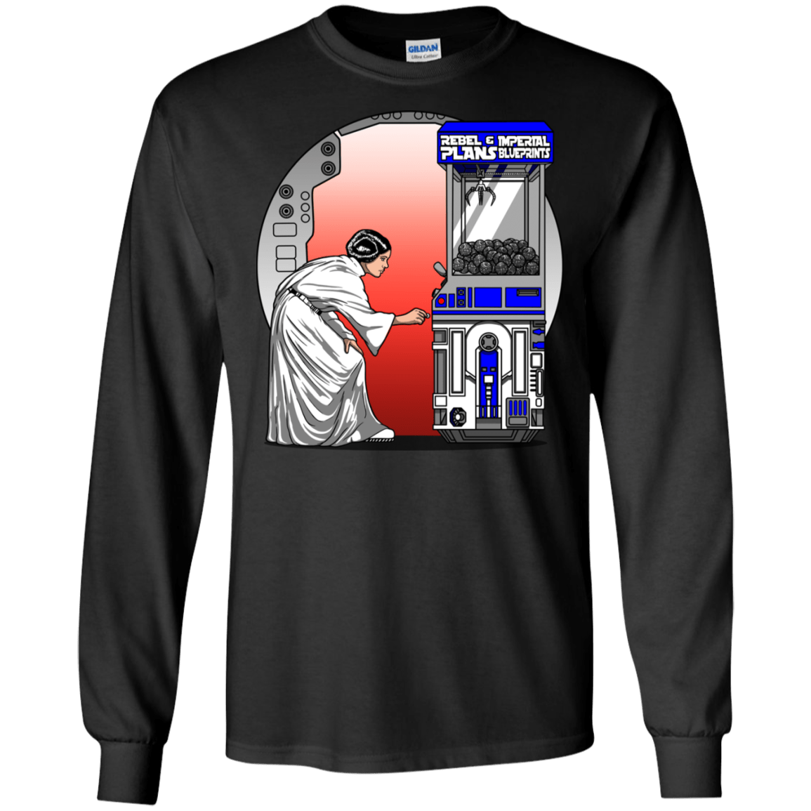 T-Shirts Black / S Rebel Plans Men's Long Sleeve T-Shirt