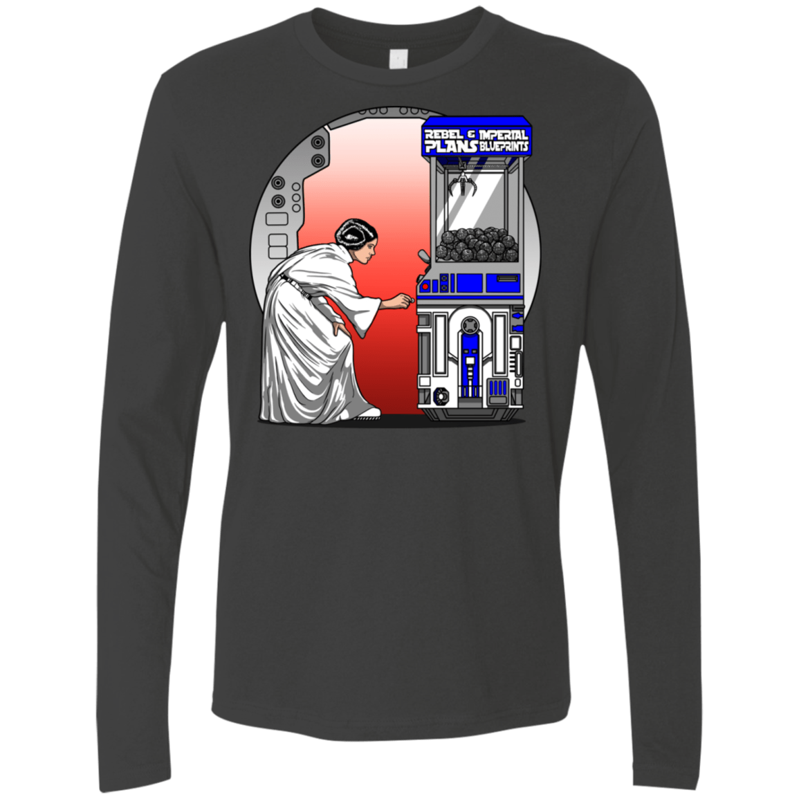 T-Shirts Heavy Metal / S Rebel Plans Men's Premium Long Sleeve