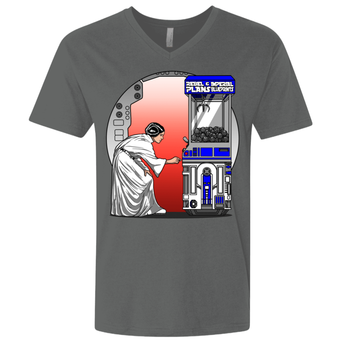 T-Shirts Heavy Metal / X-Small Rebel Plans Men's Premium V-Neck