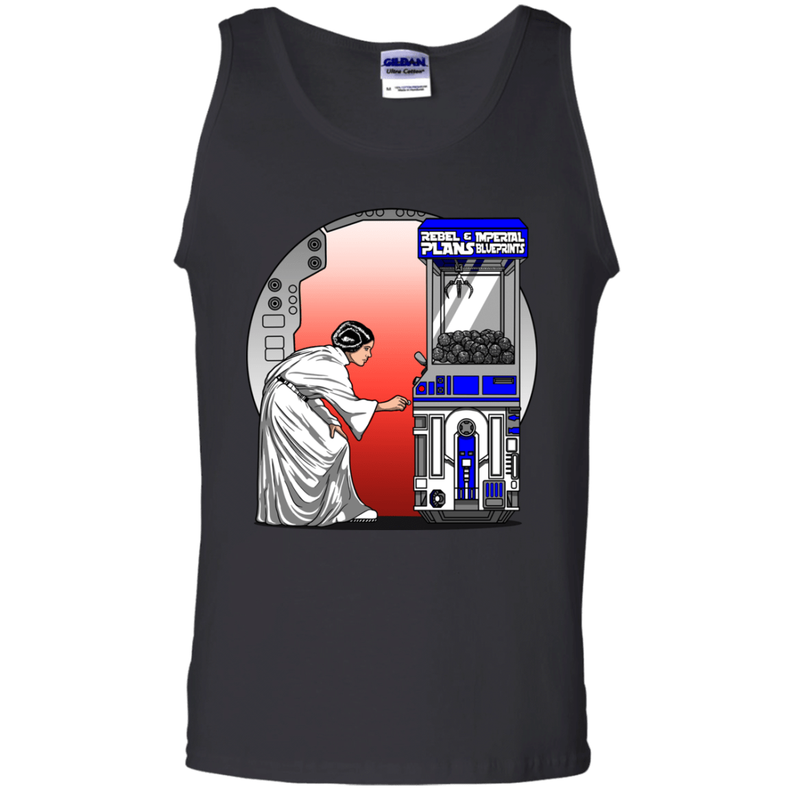 T-Shirts Black / S Rebel Plans Men's Tank Top