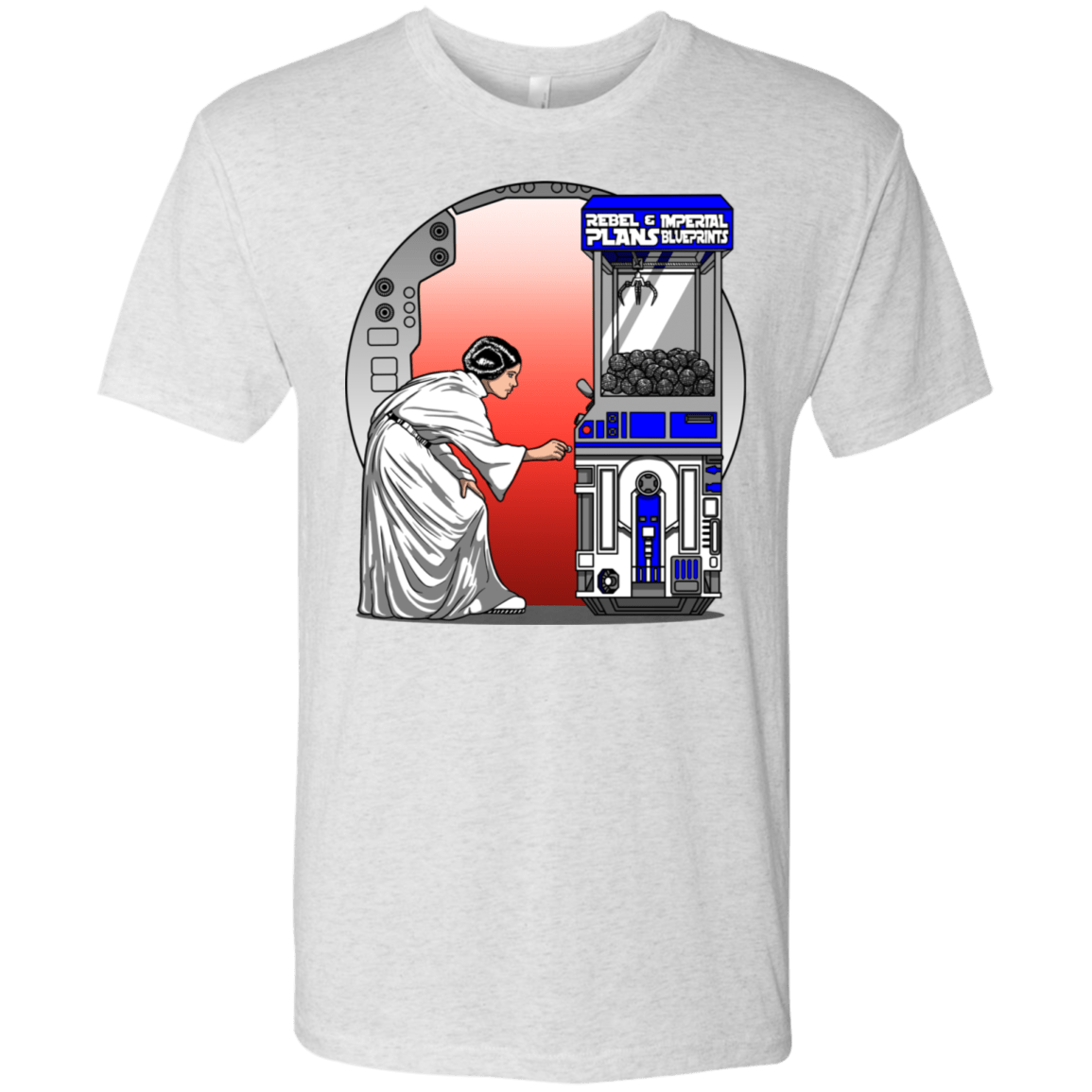 T-Shirts Heather White / S Rebel Plans Men's Triblend T-Shirt