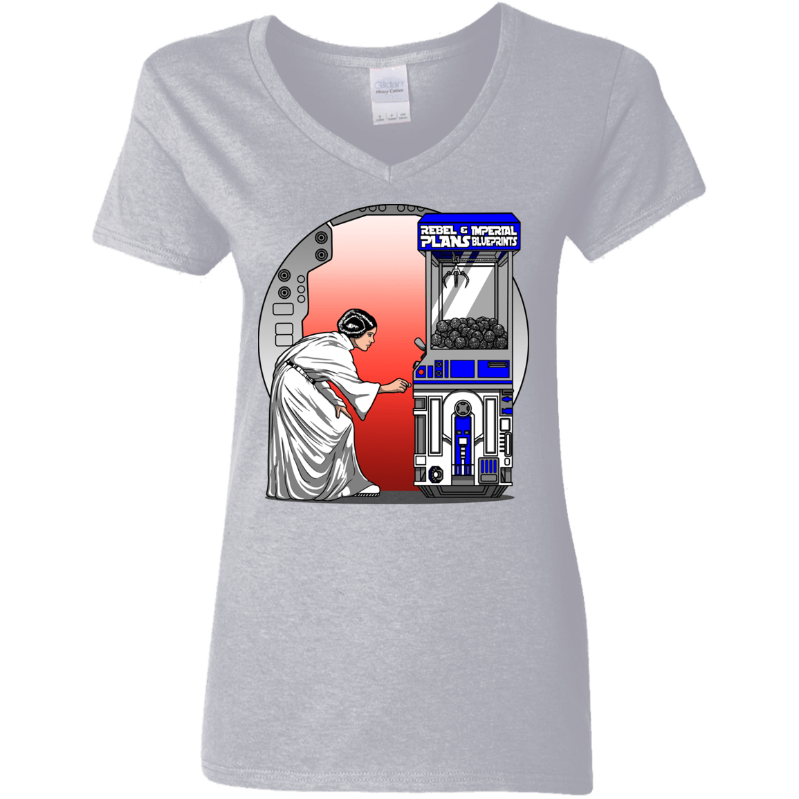 T-Shirts Sport Grey / S Rebel Plans Women's V-Neck T-Shirt
