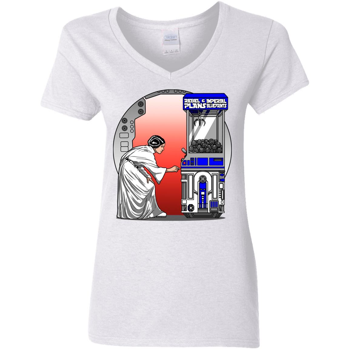 T-Shirts White / S Rebel Plans Women's V-Neck T-Shirt