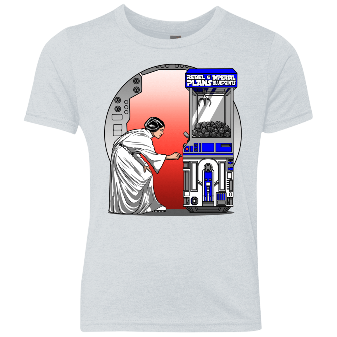 T-Shirts Heather White / YXS Rebel Plans Youth Triblend T-Shirt