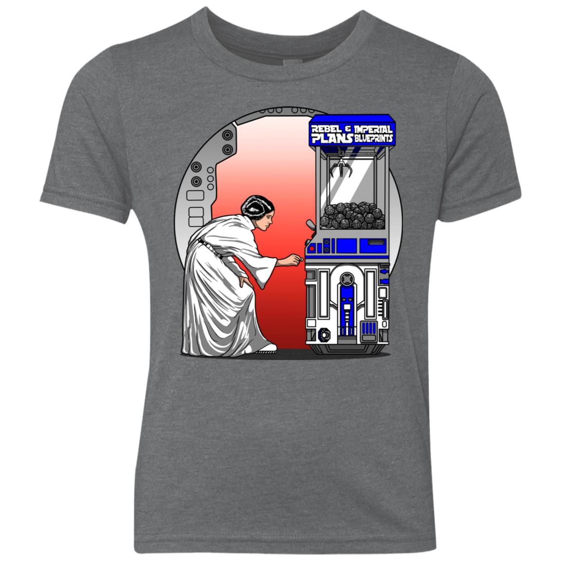 T-Shirts Premium Heather / YXS Rebel Plans Youth Triblend T-Shirt