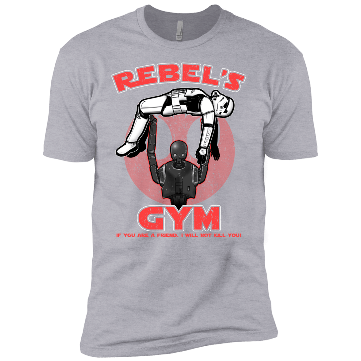 T-Shirts Heather Grey / YXS Rebel's Gym Boys Premium T-Shirt