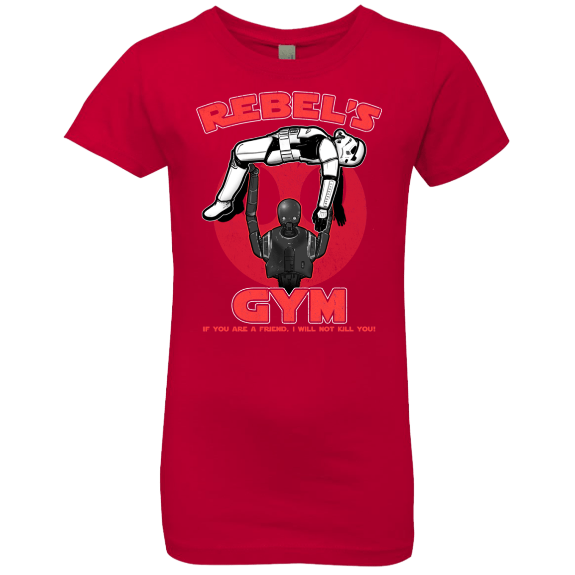T-Shirts Red / YXS Rebel's Gym Girls Premium T-Shirt