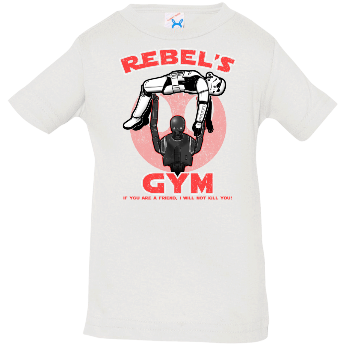 T-Shirts White / 6 Months Rebel's Gym Infant PremiumT-Shirt