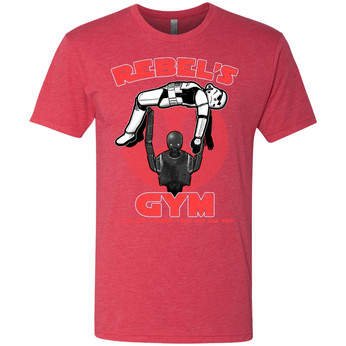 T-Shirts Vintage Red / Small Rebel's Gym Men's Triblend T-Shirt