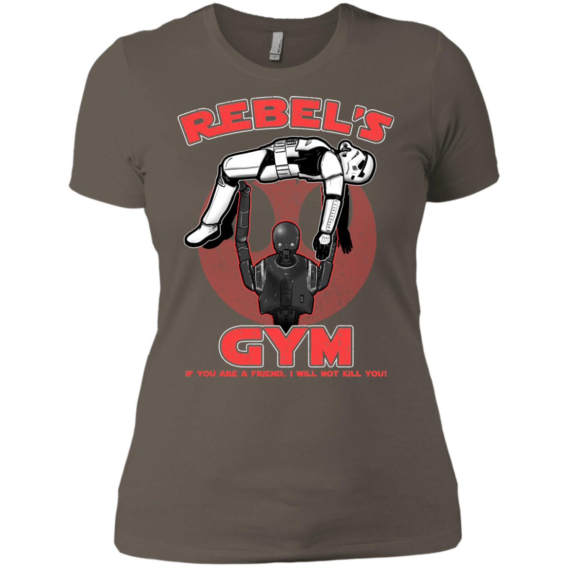 T-Shirts Warm Grey / X-Small Rebel's Gym Women's Premium T-Shirt