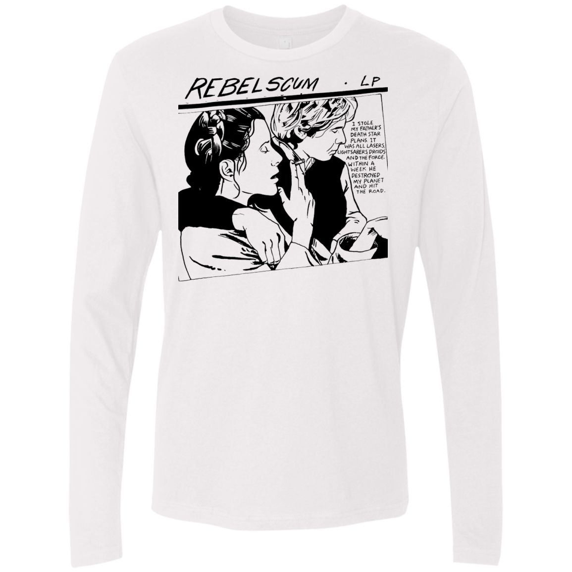 T-Shirts White / Small Rebel Scum Men's Premium Long Sleeve