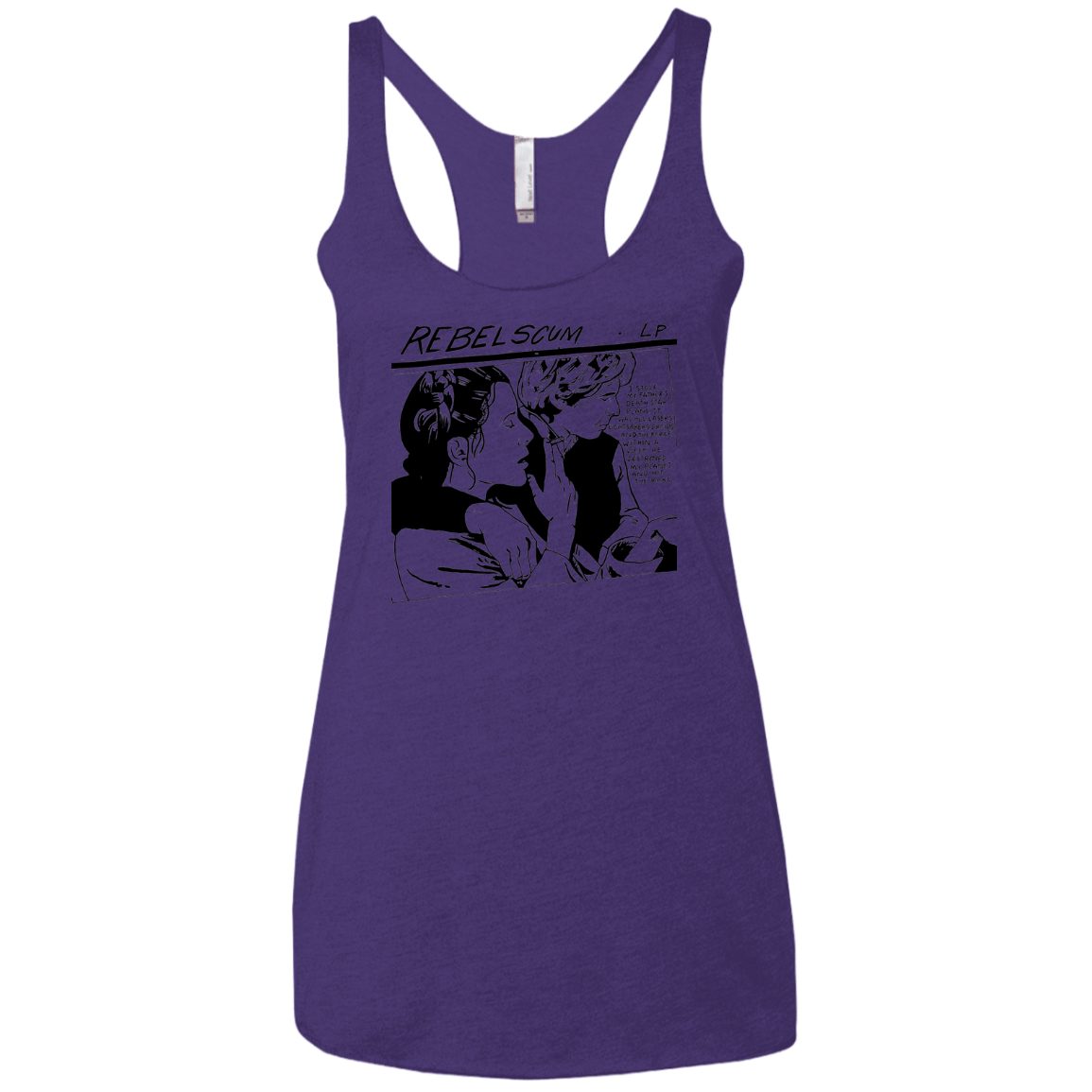 T-Shirts Purple / X-Small Rebel Scum Women's Triblend Racerback Tank