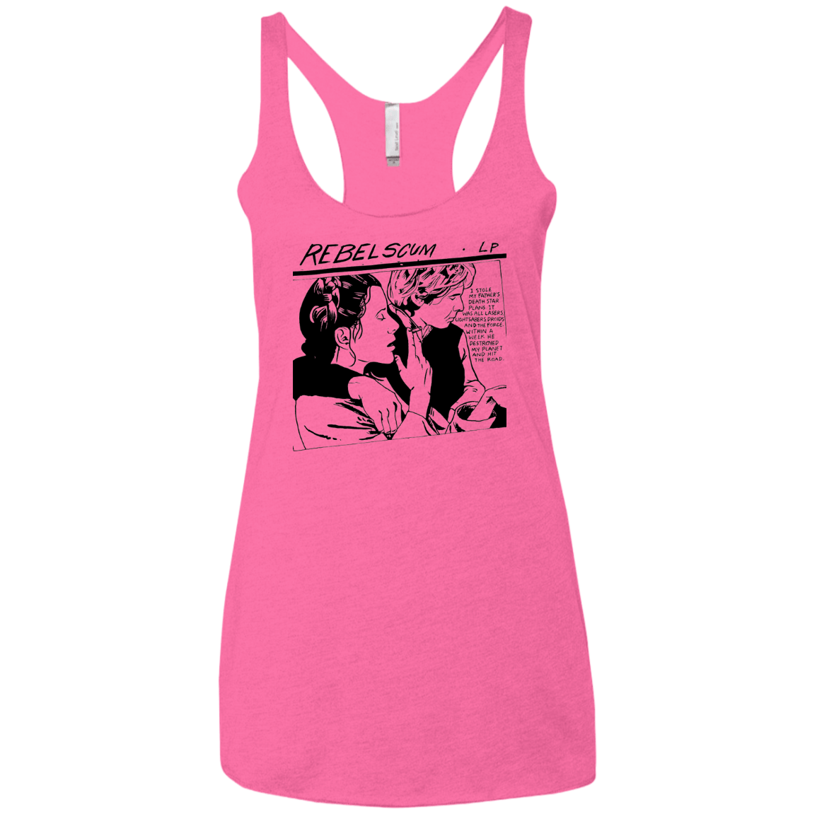 T-Shirts Vintage Pink / X-Small Rebel Scum Women's Triblend Racerback Tank