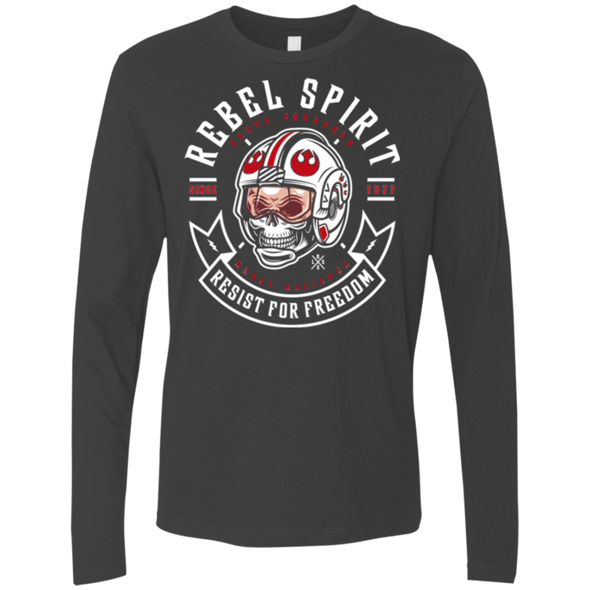 T-Shirts Heavy Metal / Small Rebel Since 1977 Men's Premium Long Sleeve