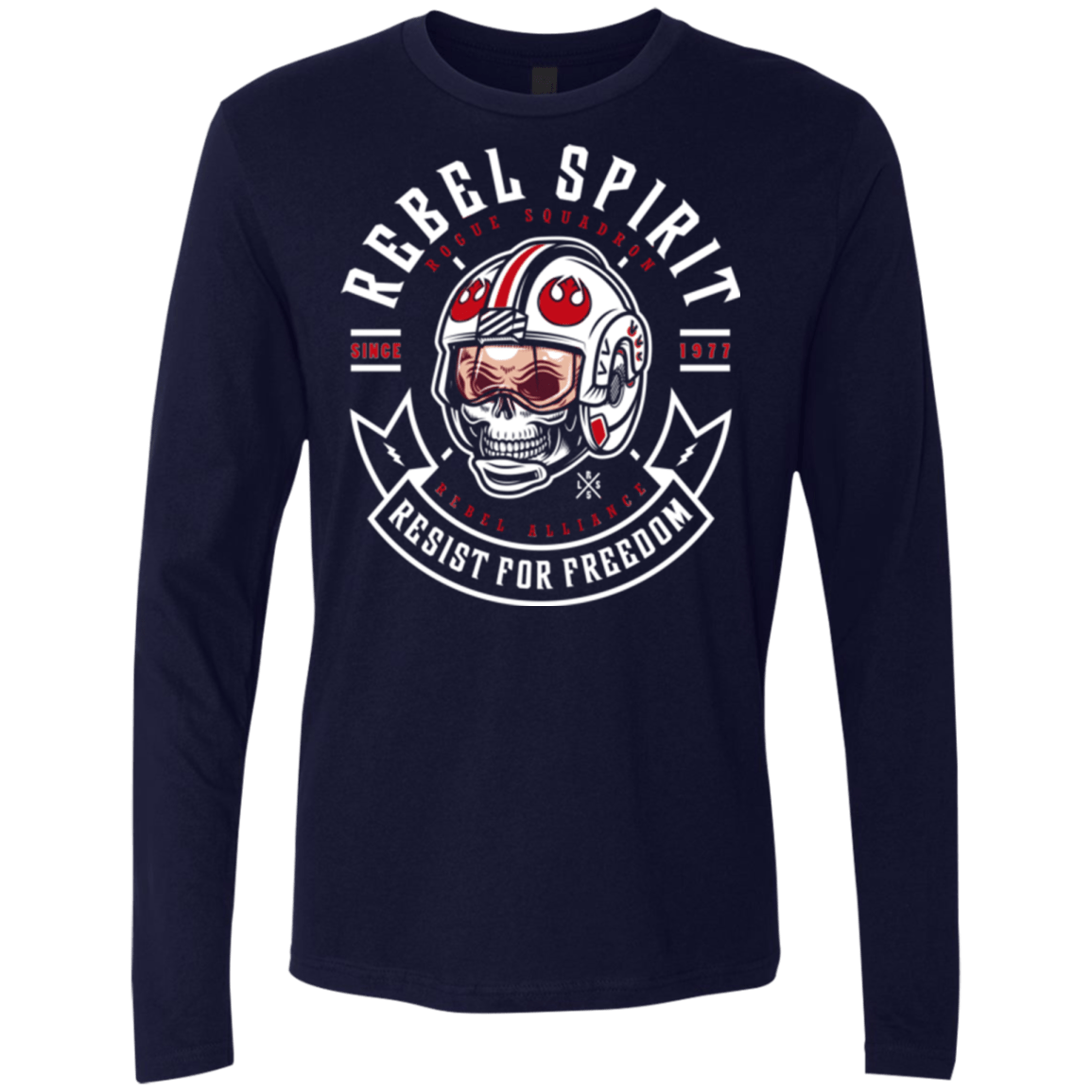 T-Shirts Midnight Navy / Small Rebel Since 1977 Men's Premium Long Sleeve