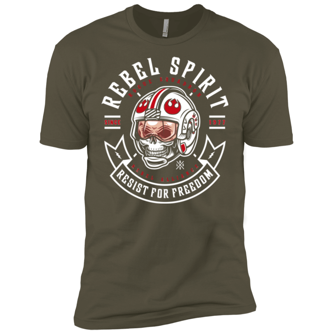 T-Shirts Military Green / X-Small Rebel Since 1977 Men's Premium T-Shirt