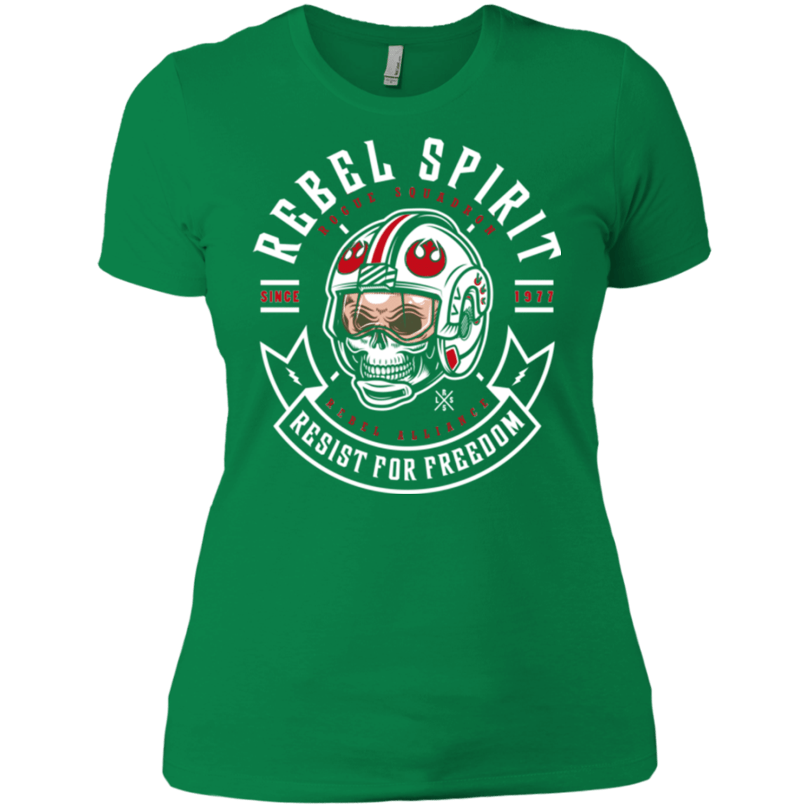 T-Shirts Kelly Green / X-Small Rebel Since 1977 Women's Premium T-Shirt