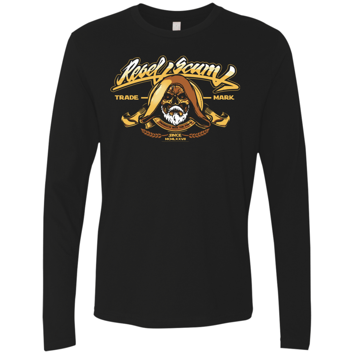 T-Shirts Black / S Rebel Trade Mark Men's Premium Long Sleeve