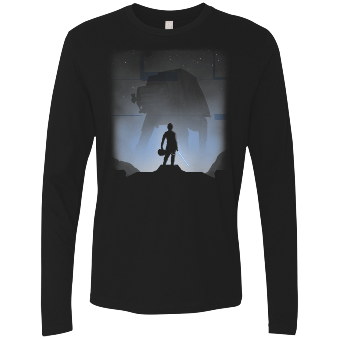 T-Shirts Black / Small Rebel vs Empire Men's Premium Long Sleeve