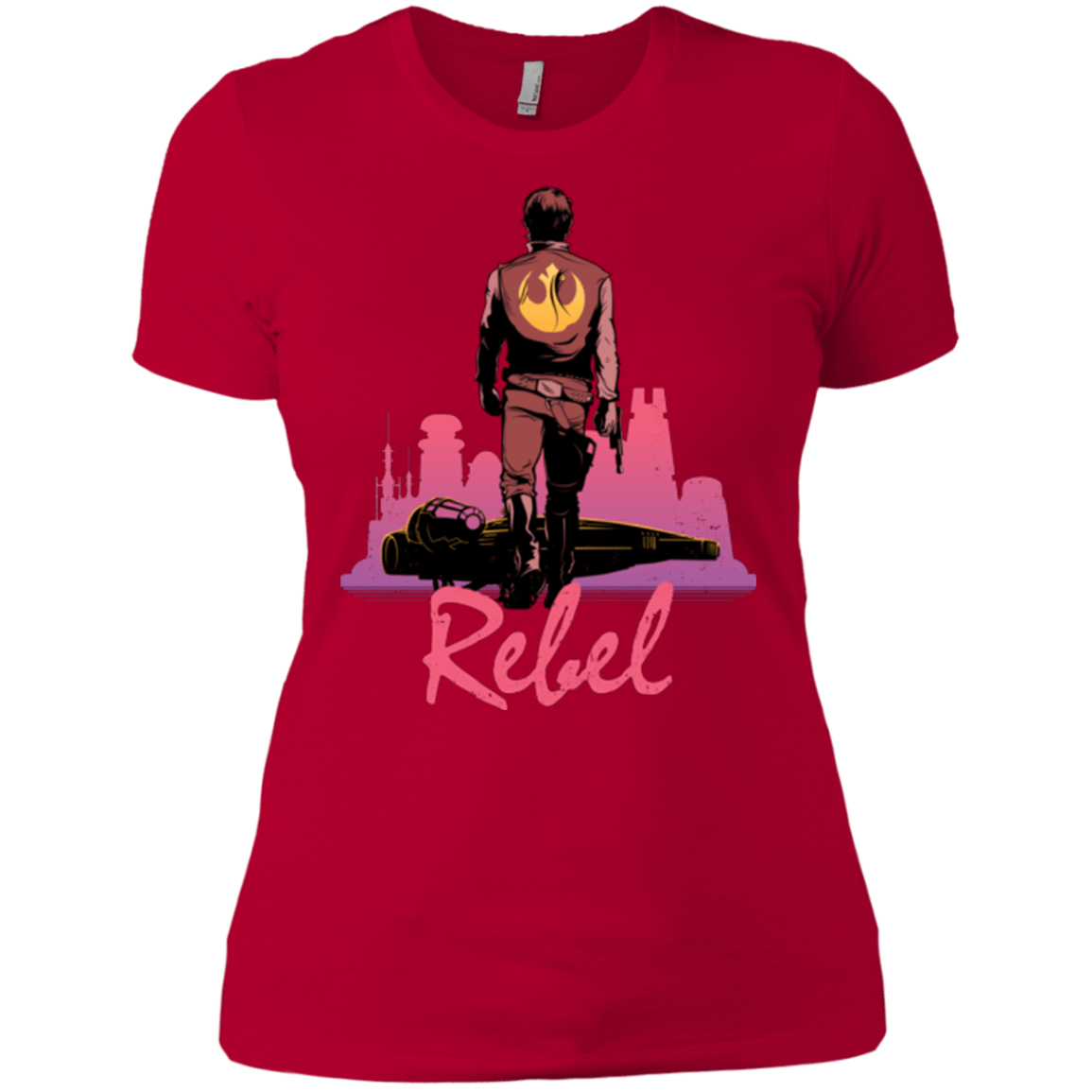 T-Shirts Red / X-Small Rebel Women's Premium T-Shirt