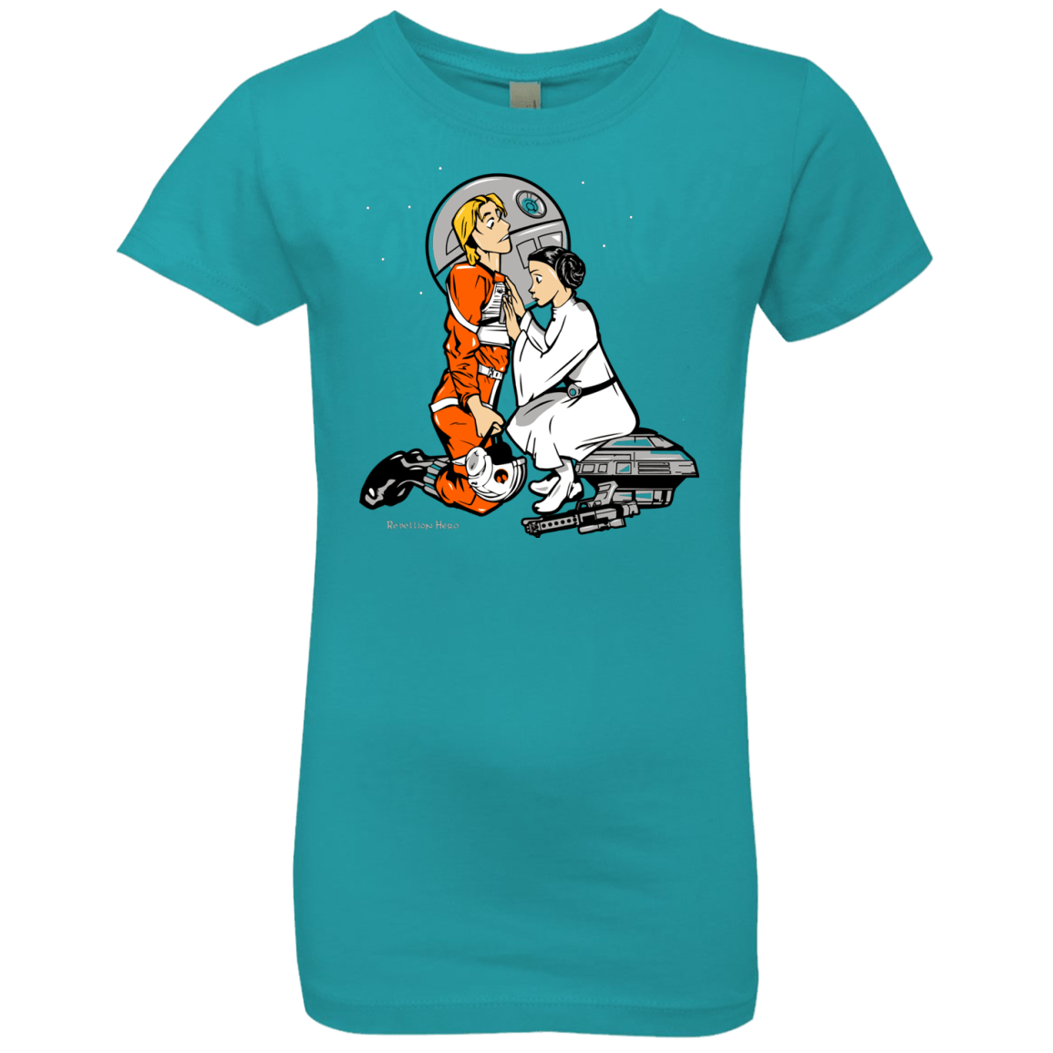 T-Shirts Tahiti Blue / YXS Rebellion Hero Girls Premium T-Shirt