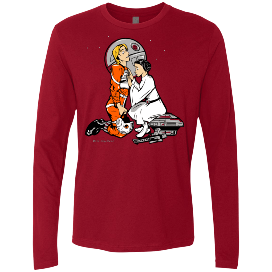 T-Shirts Cardinal / Small Rebellon Hero Men's Premium Long Sleeve