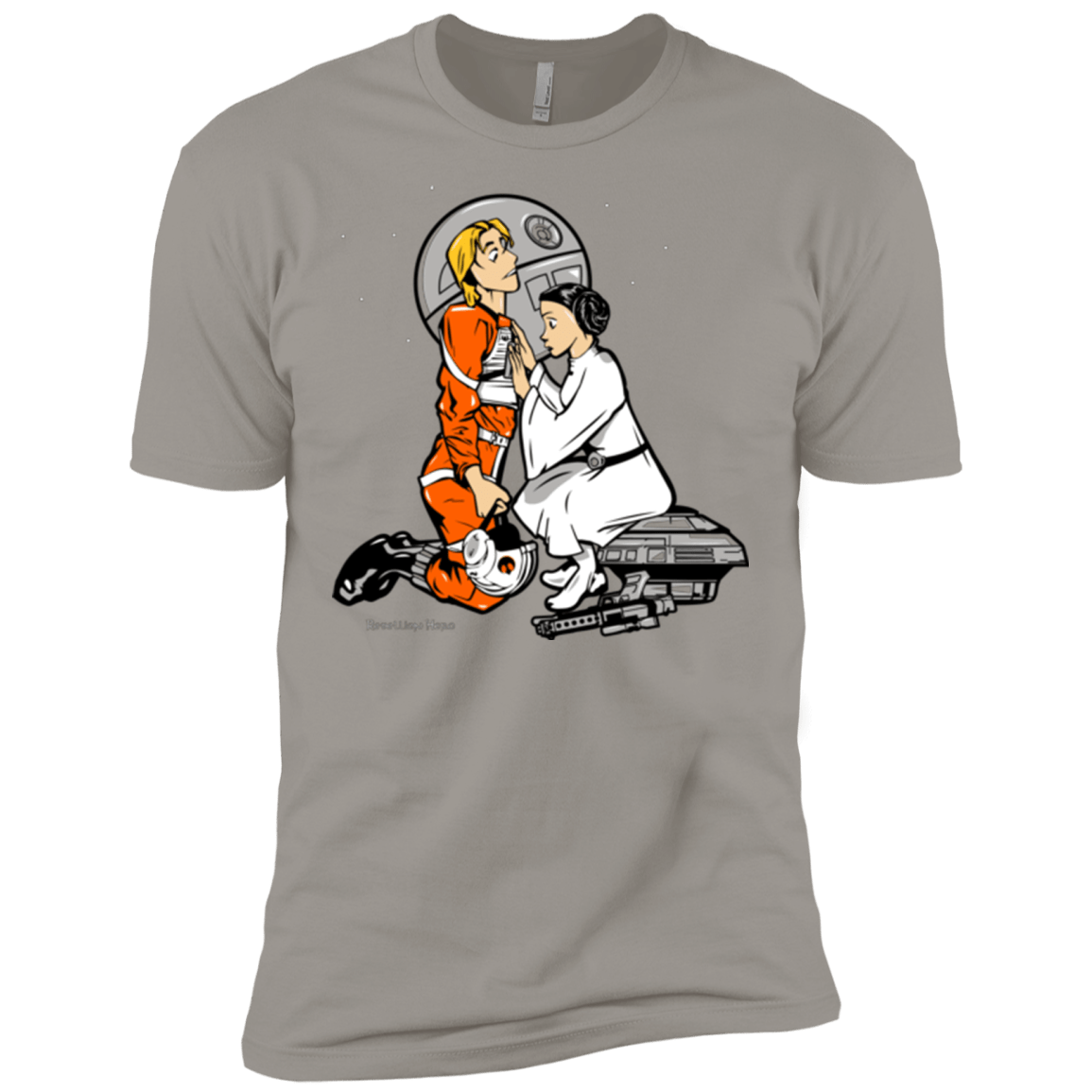 T-Shirts Light Grey / X-Small Rebellon Hero Men's Premium T-Shirt