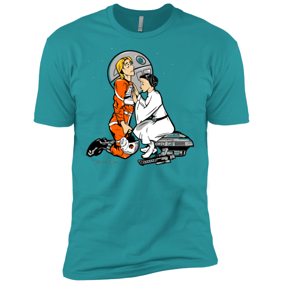 T-Shirts Tahiti Blue / X-Small Rebellon Hero Men's Premium T-Shirt