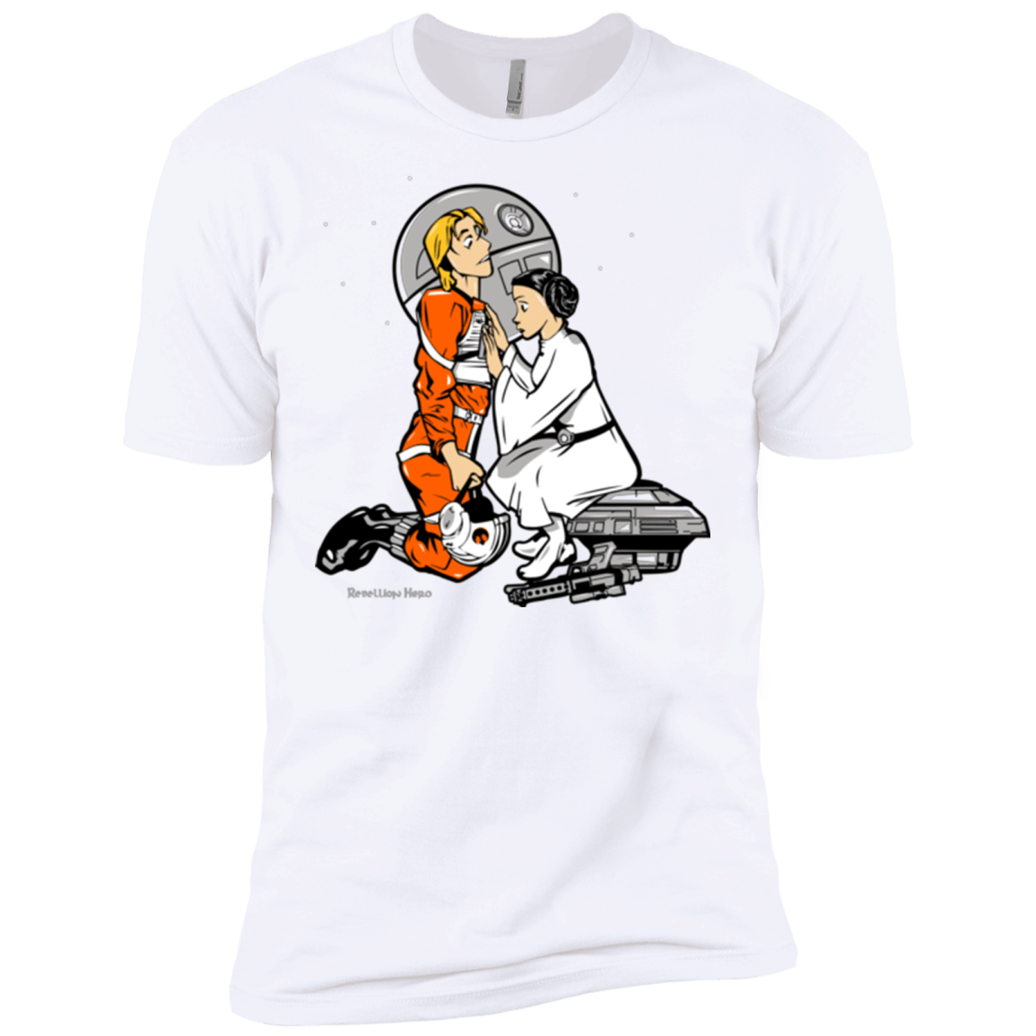 T-Shirts White / X-Small Rebellon Hero Men's Premium T-Shirt