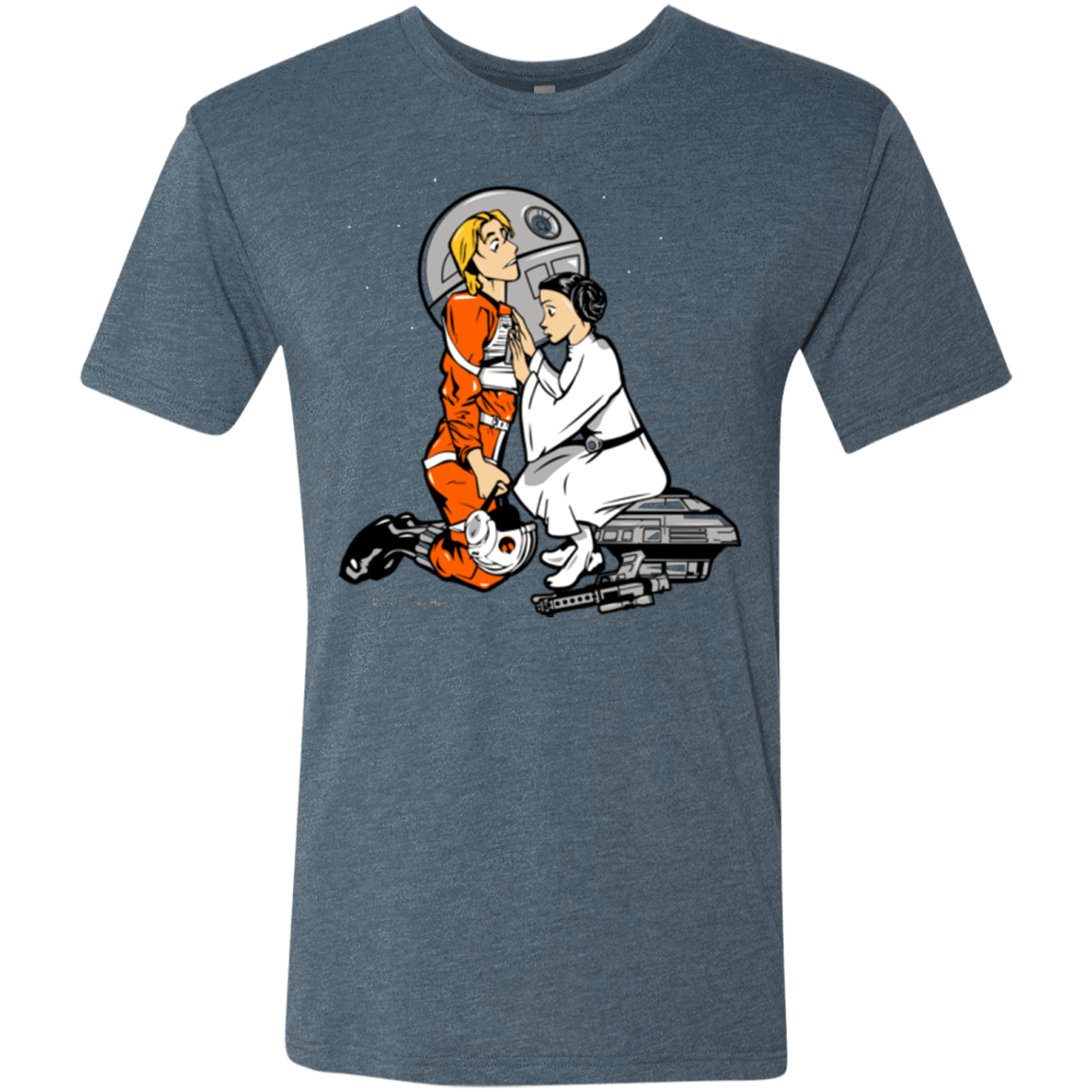 T-Shirts Indigo / Small Rebellon Hero Men's Triblend T-Shirt