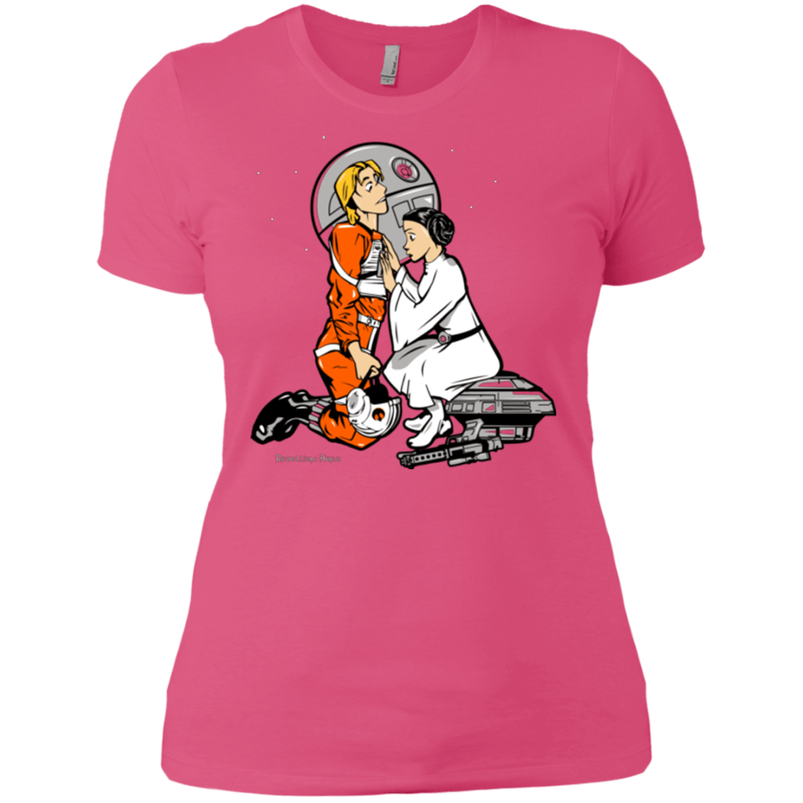 T-Shirts Hot Pink / X-Small Rebellon Hero Women's Premium T-Shirt
