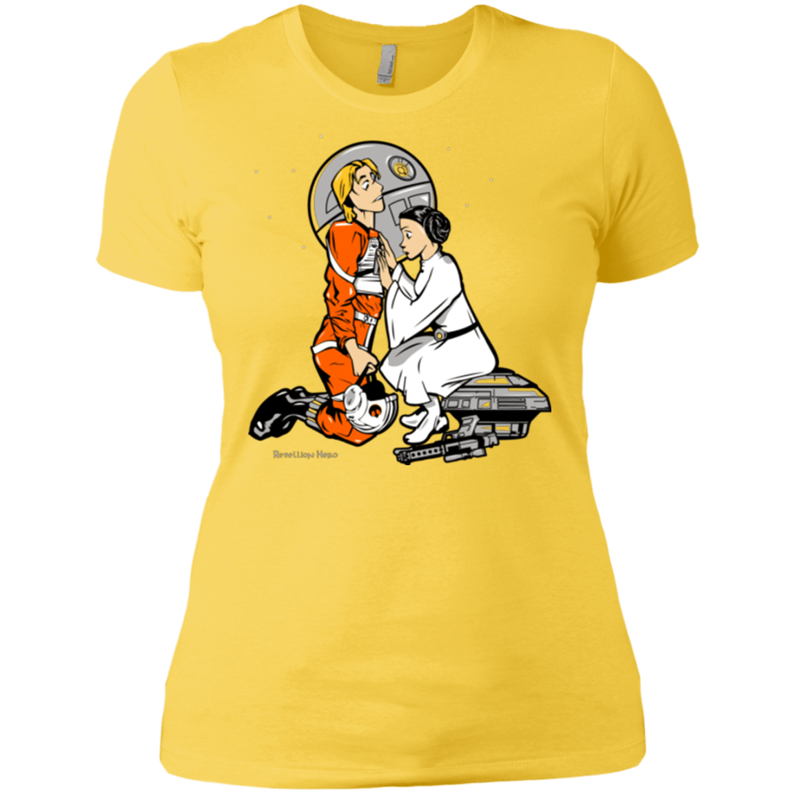 T-Shirts Vibrant Yellow / X-Small Rebellon Hero Women's Premium T-Shirt