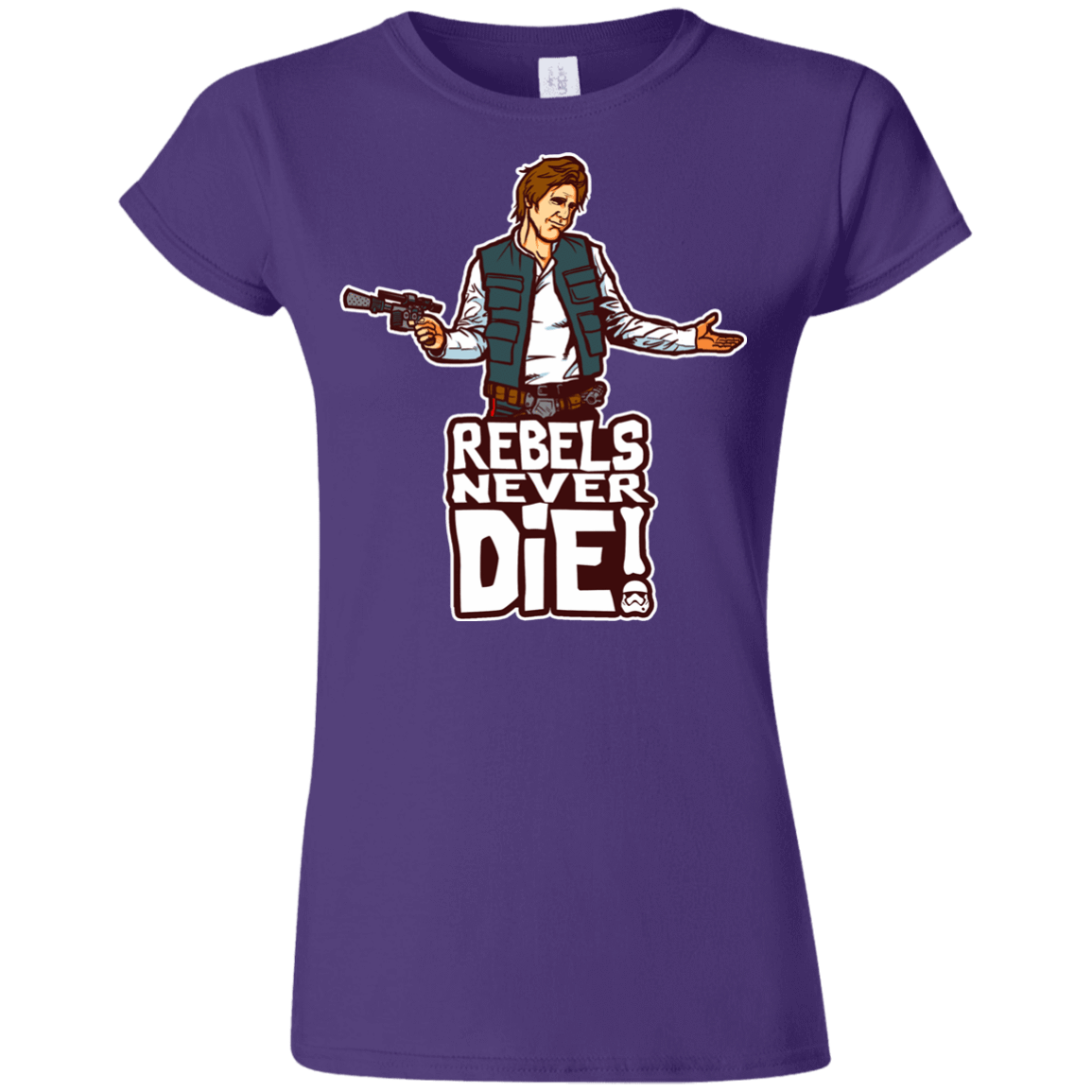 T-Shirts Purple / S Rebels Never Die Junior Slimmer-Fit T-Shirt