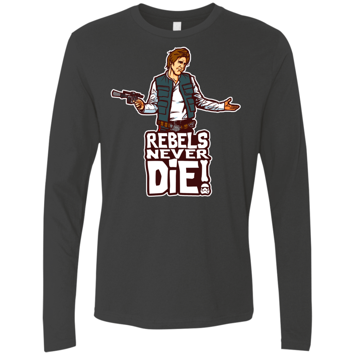 T-Shirts Heavy Metal / S Rebels Never Die Men's Premium Long Sleeve