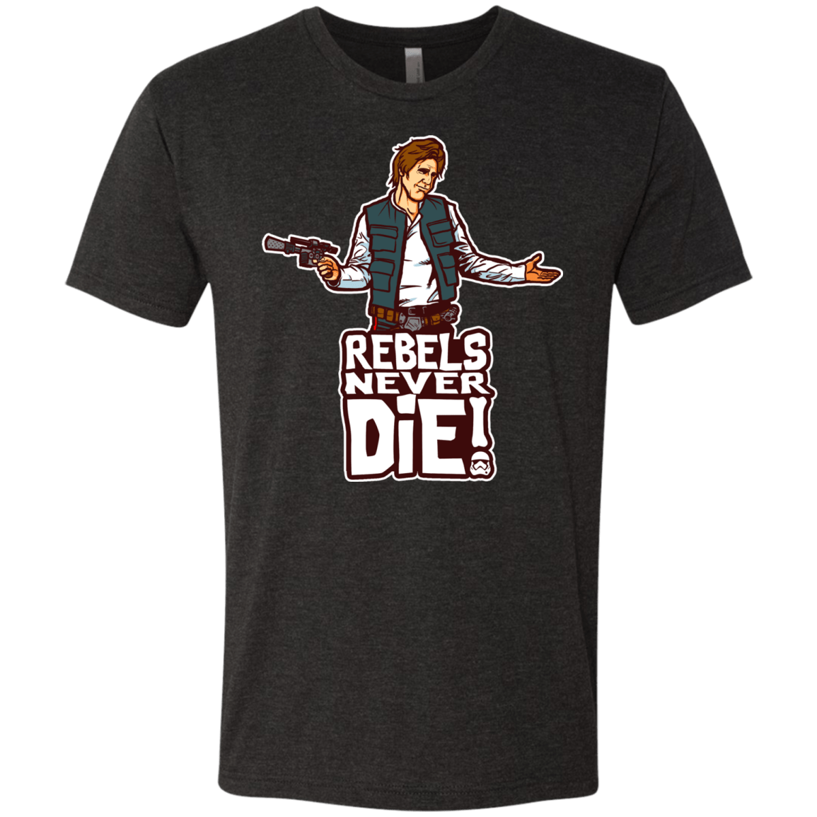 T-Shirts Vintage Black / S Rebels Never Die Men's Triblend T-Shirt