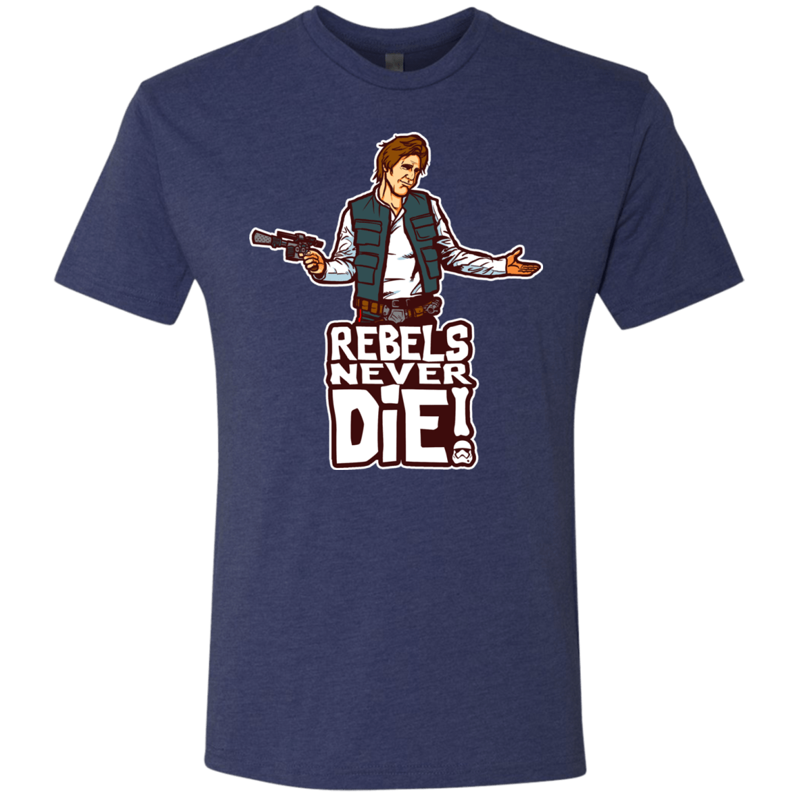 T-Shirts Vintage Navy / S Rebels Never Die Men's Triblend T-Shirt