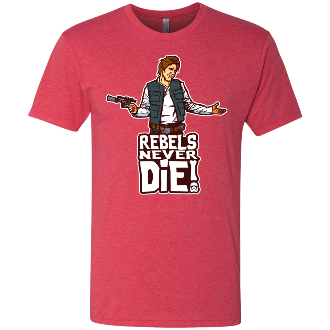 T-Shirts Vintage Red / S Rebels Never Die Men's Triblend T-Shirt