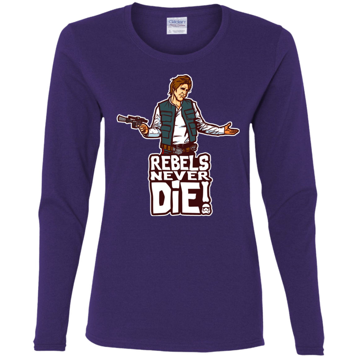 T-Shirts Purple / S Rebels Never Die Women's Long Sleeve T-Shirt