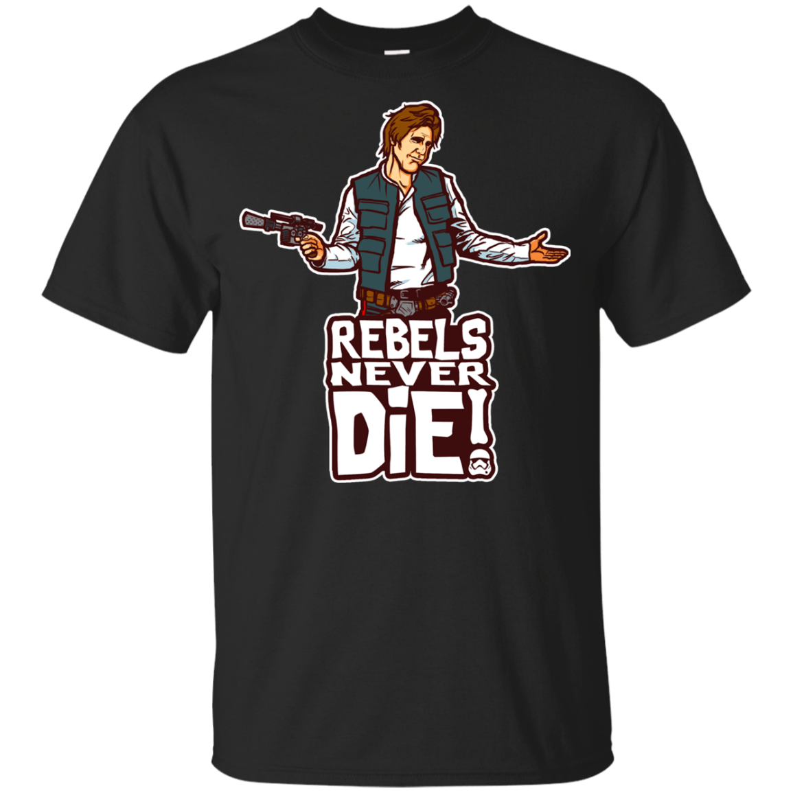 T-Shirts Black / YXS Rebels Never Die Youth T-Shirt