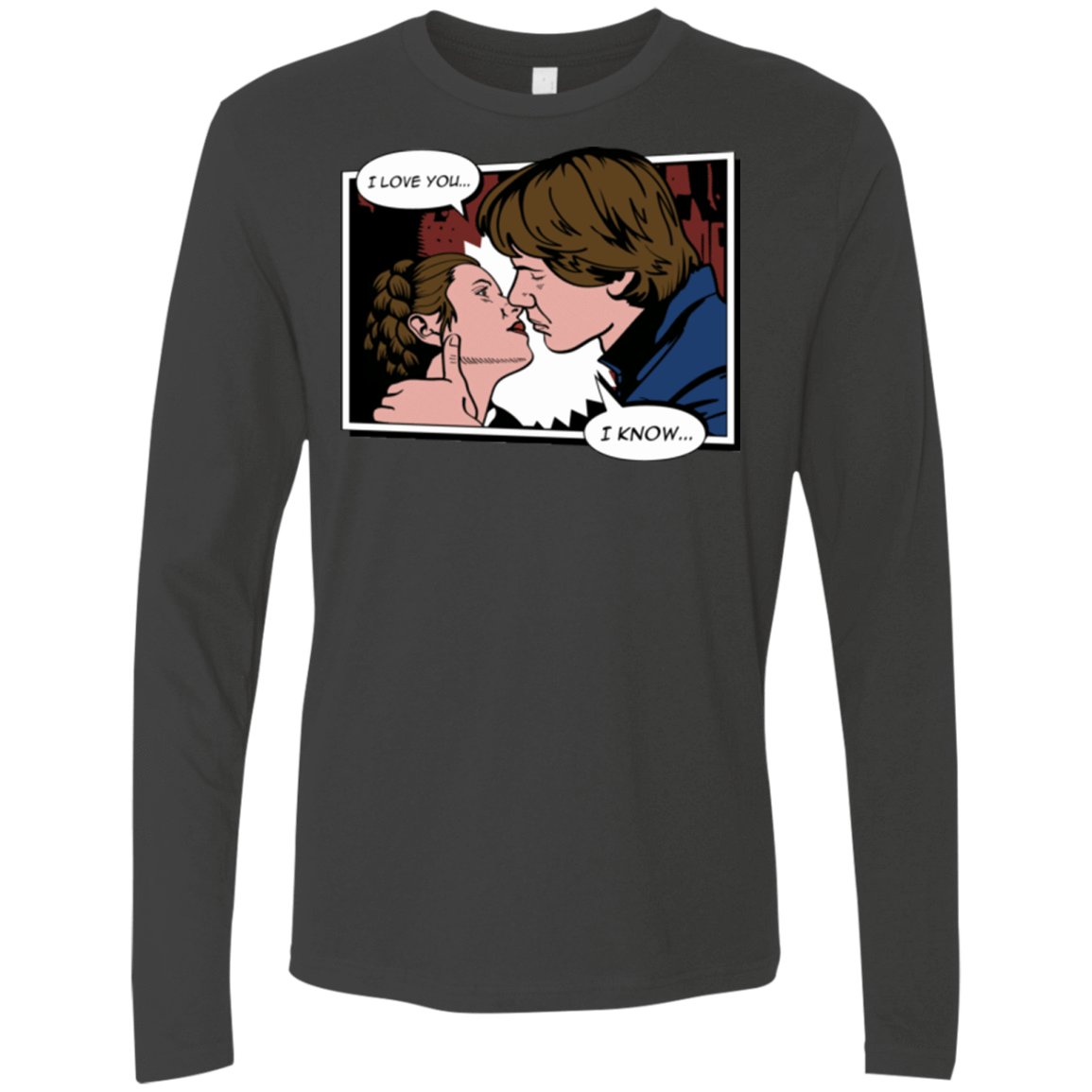 T-Shirts Heavy Metal / S Rebelstein Kiss Men's Premium Long Sleeve